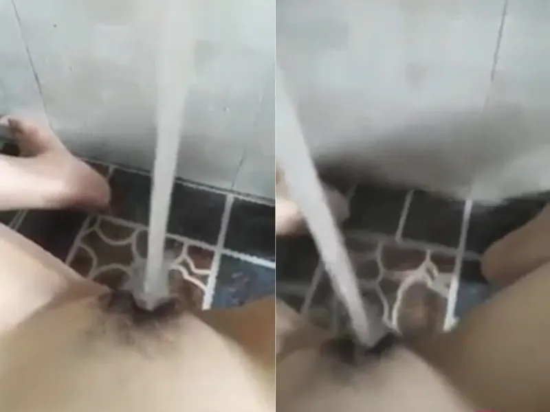 Em ghệ móc lồn cực mạnh với vòi nước